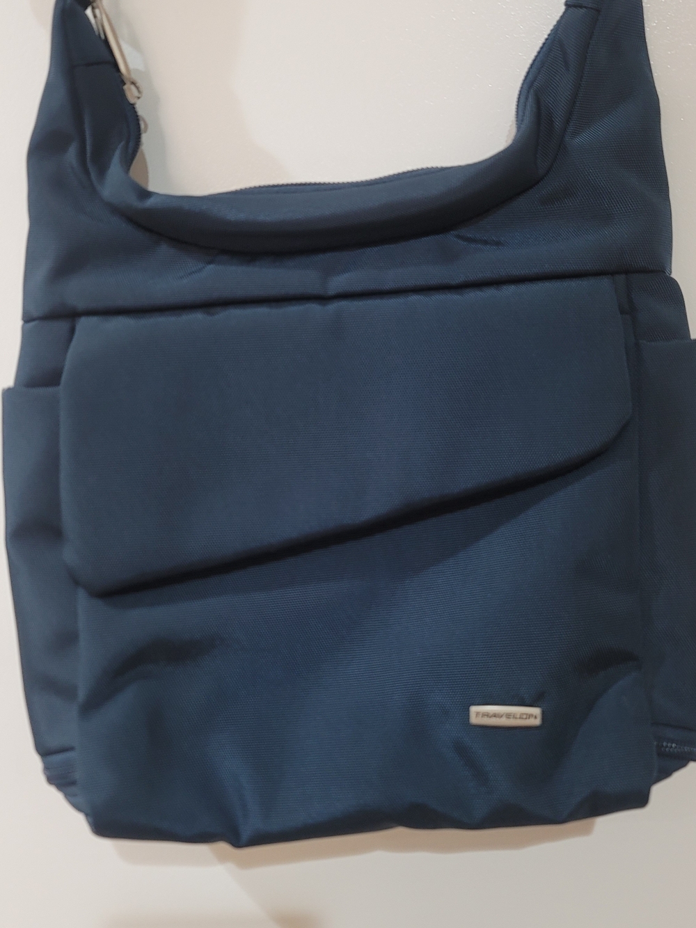 Travelon Anti-Theft Classic Slim RFID Blocking Crossbody Purse Midnight Blue